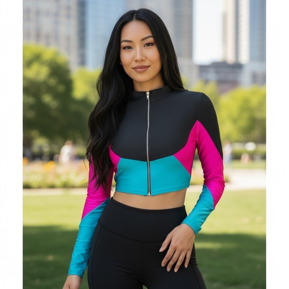 Women’s Full Zip Crop Jacket
New